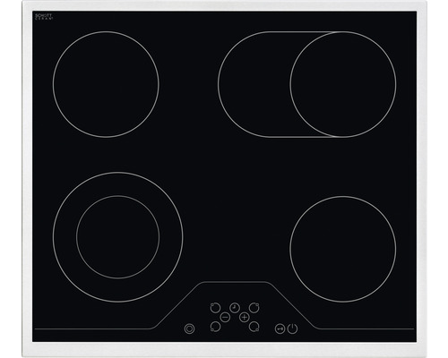 Plaque de cuisson avec quatre zones de cuisson