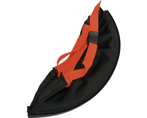 Sac de chantier noir avec sangle orange
