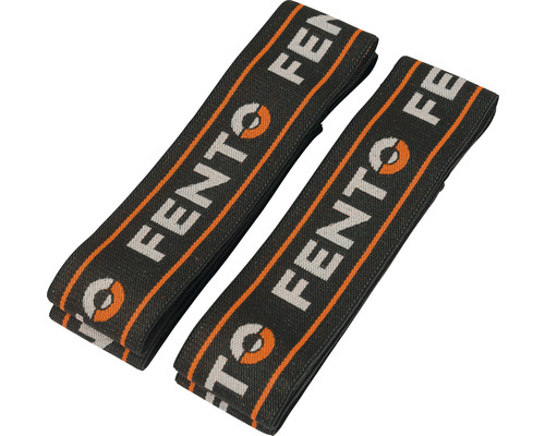 Deux sangles d''arrimage avec logo de l''entreprise