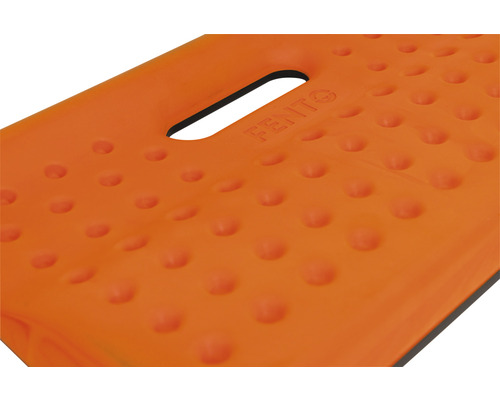 Protège-genoux en plastique avec trou de préhension