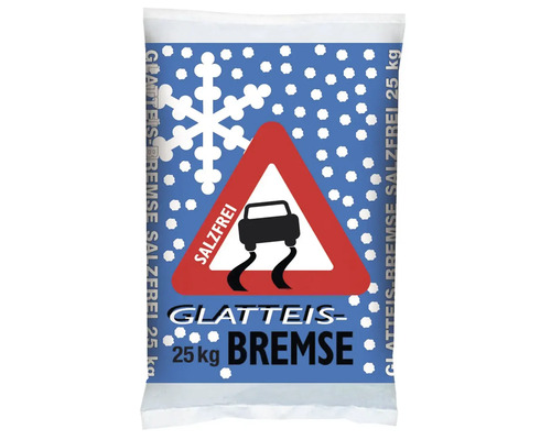 Winterstreu Glatteisbremse Kalksteingranulat salzfrei 25 kg bis ca. 5 mm Körnung