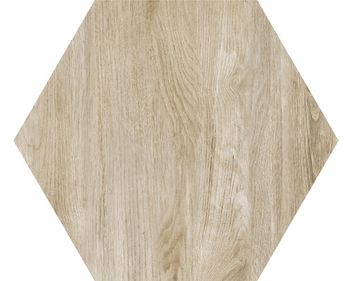 Carreau hexagonal aspect bois