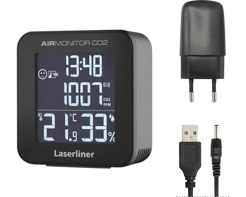 Appareil de mesure de CO₂ Laserliner AirMonitor CO²