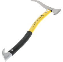 Ochsenkopf Sappie mit gebogenem Stiel und Handschutz