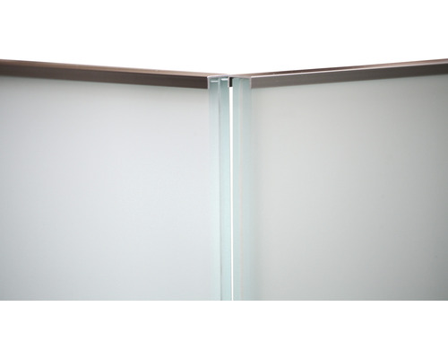 Vitre en verre de sécurité feuilleté anthracite pour garde-corps Pertura Pontos 16x1000x1000 mm Vitre en verre de sécurité feuilleté anthracite pour garde-corps Pertura Pontos 16x1000x1000 mm