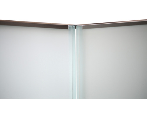 Vitre en verre de sécurité feuilleté blanc pour garde-corps Pertura Pontos 16x950x1000 mm Vitre en verre de sécurité feuilleté blanc pour garde-corps Pertura Pontos 16x950x1000 mm