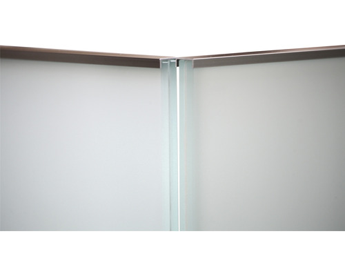 Vitre en verre de sécurité feuilleté blanc pour garde-corps Pertura Pontos 16x500x1000 mm Vitre en verre de sécurité feuilleté blanc pour garde-corps Pertura Pontos 16x500x1000 mm
