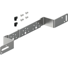 Metallhalterung mit Schrauben und Befestigungsmaterial