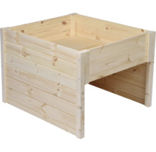 Jardinière surélevée en bois