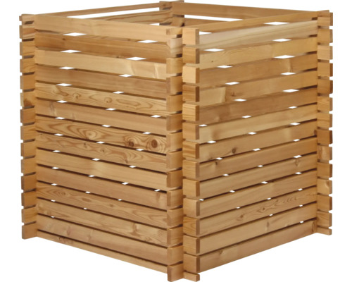 Quadratischer Holzkomposter für den Garten
