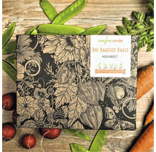 Bio Saatgut Paket Hochbeet mit Gemüsedekoration