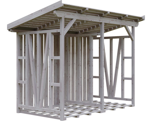 Stockage de bois en bois