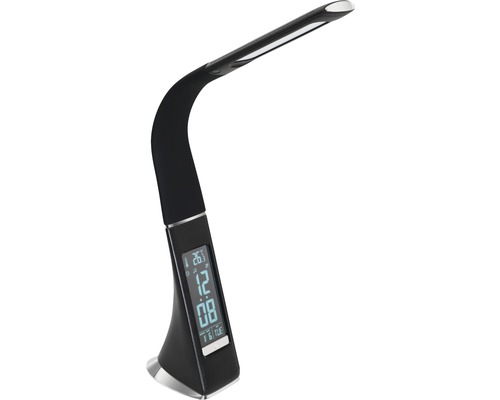 Lampe de bureau noire avec affichage numérique pour Hornbach