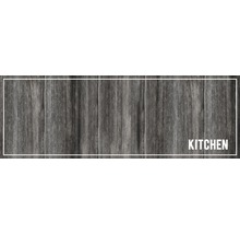 Paillasson anti-salissures Cook&Wash kitchen wood anthra 50x150 cm-thumb-0