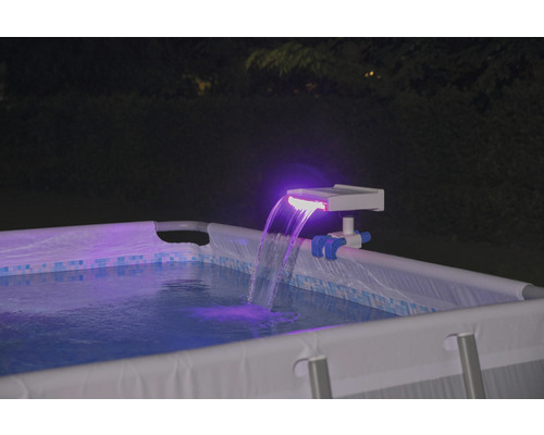 Aufblasbarer Pool mit Solar-Wasserfall für Schwimmbecken