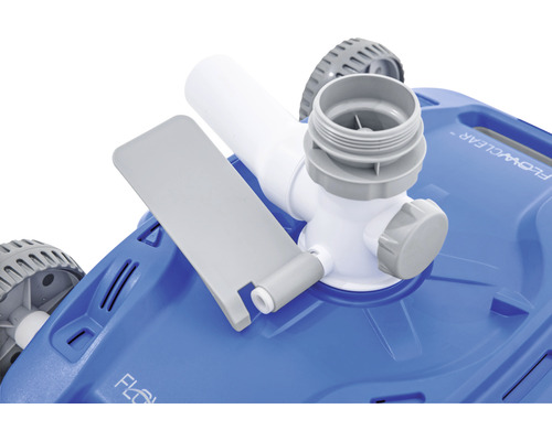 Vue détaillée d''un nettoyeur de piscine automatique