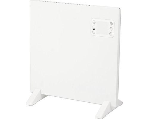 Radiateur électrique blanc avec éléments de commande