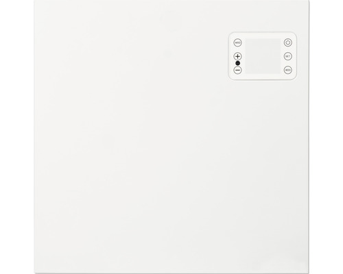 Flacher Heizkörper mit Bedienfeld