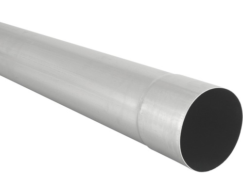 Tuyau de descente Marley aluminium rond DN 80 mm 2000 mm Tuyau métallique en coupe transversale