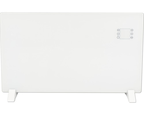 Radiateur plat avec panneau de commande numérique pour montage mural ou sur pied