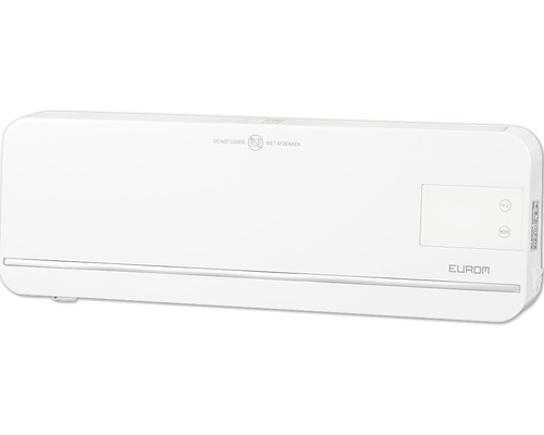 Radiateur soufflant en céramique Eurom Sani-Wall-Heat 2000 2000 watts avec Wi-Fi et télécommande Radiateur soufflant en céramique Eurom Sani-Wall-Heat 2000 2000 watts avec Wi-Fi et télécommande
