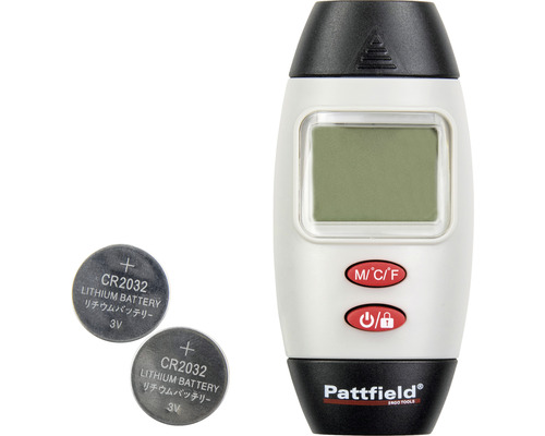 Colorimètre de température Pattfield avec deux piles au lithium CR2032