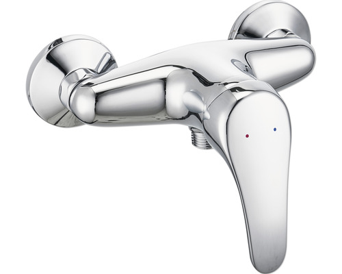 Duscharmatur aus Metall mit Einhebelmischer