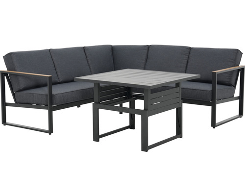 Salon d''angle avec table pour l''extérieur