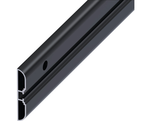 Alfer coaxis-Profil für Gerätehaken schwarz 1 m