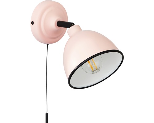 Applique murale avec interrupteur à tirette et ampoule