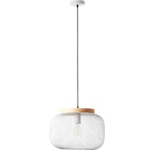 Suspension 1 ampoule hxØ 113x39 cm gris/brun