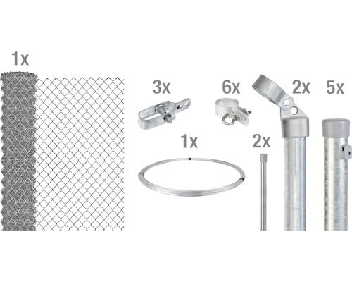 4-Eckgeflecht Set ALBERTS Maschenweite 50 mm zum Einbetonieren 10 x 1,2 m feuerverzinkt 4-Eckgeflecht Set ALBERTS Maschenweite 50 mm zum Einbetonieren 10 x 1,2 m feuerverzinkt