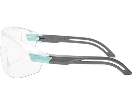 Lunettes de protection avec verres transparents et branches réglables