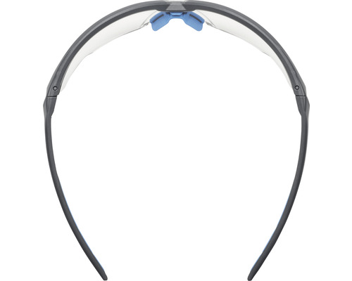 Lunettes de protection avec verres transparents vues de dessus