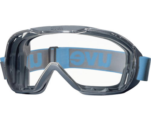 Uvex Schutzbrille mit klaren Gläsern und verstellbarem Kopfband