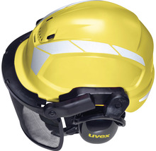 Casque forestier avec visière et protection auditive de Uvex
