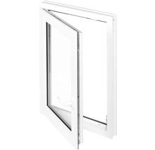 Fenêtre en PVC ARON Basic blanc 1000x1000 mm tirant gauche-thumb-2