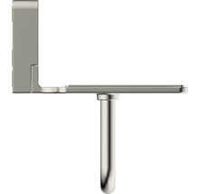 Support pour papier toilette REIKA Ovaro avec tablette magnétique acier inoxydable mat sans plaque de montage