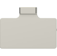 Support pour papier toilette REIKA Ovaro avec tablette magnétique acier inoxydable mat sans plaque de montage