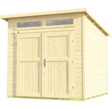 Gartenschuppen aus Holz mit Doppeltür und Fenster