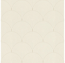 Papier peint intissé 689716 Rhapsody graphique crème
