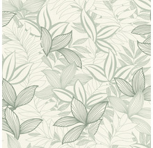 Papier peint à motif de feuilles