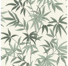 Papier peint avec motif de feuille de bambou