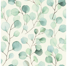 Papier peint intissé 691702 Rhapsody feuilles vert