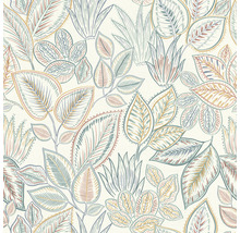 Papier peint intissé 692402 Rhapsody feuilles