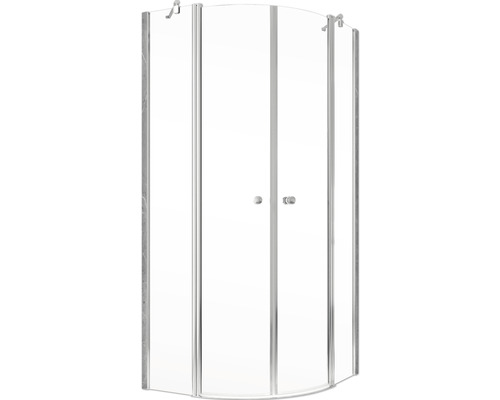 Eckdusche mit zwei Drehtüren