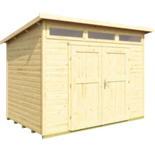 Gartenhaus weka 264 Gr. 3 inkl. Oberlicht, Fußboden 354 x 282 cm natur