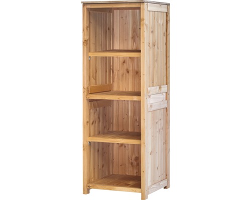 Armoire à outils/Cuisine d'extérieur type 453 Armoire haute 60x172x58 cm douglasie Étagère en bois avec quatre tablettes pour l''intérieur