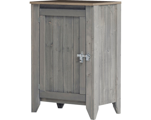 Gartenschrank/Outdoorküche Konsta Typ 559 inkl. 1 Tür 60 x 60 x 88 cm hellgrau-0