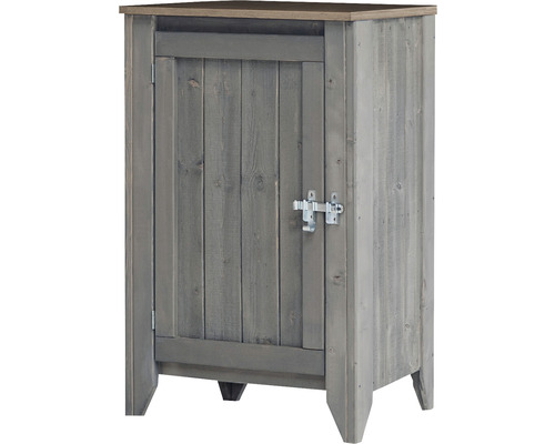 Gartenschrank/Outdoorküche Konsta Typ 559 inkl. 1 Tür 60 x 40 x 88 cm hellgrau